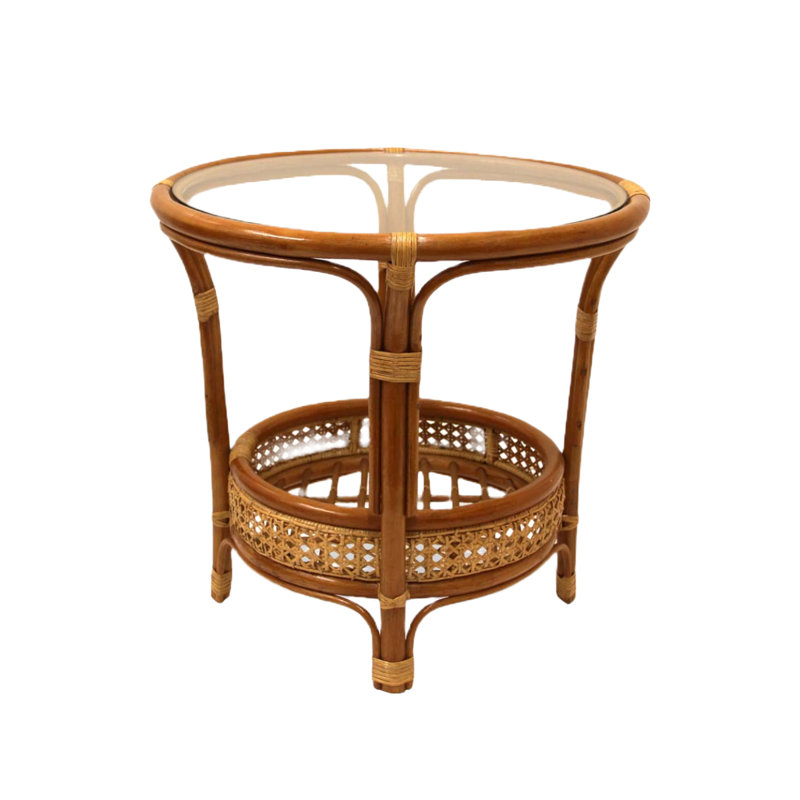 Bay Isle Home Pesmes Rattan Wicker Coffee Table Wayfair